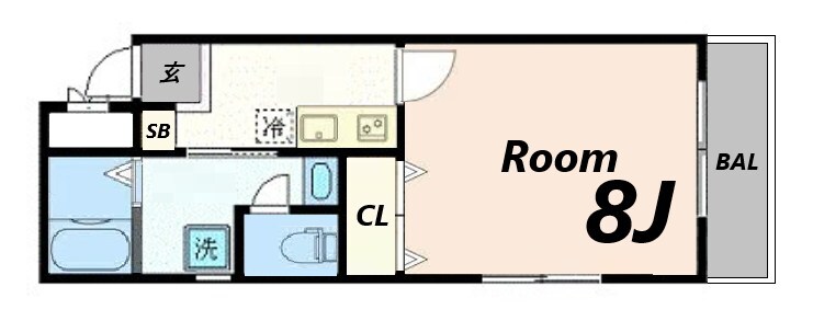 ROCKの物件間取画像