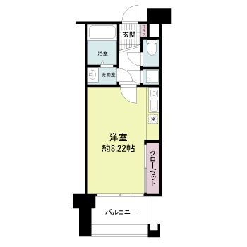 江坂駅 徒歩3分 5階の物件間取画像