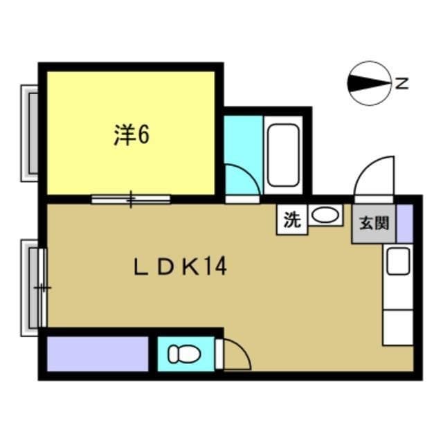 尼崎駅 徒歩6分 4階の物件間取画像