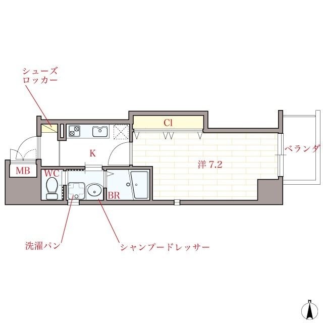 江坂駅 徒歩2分 11階の物件間取画像