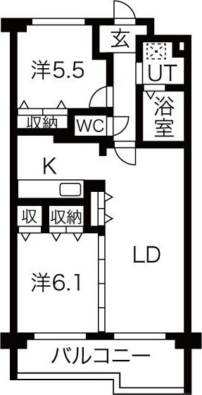 メゾン・ド・ファミールの物件間取画像
