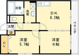 十三駅 徒歩7分 7階の物件間取画像