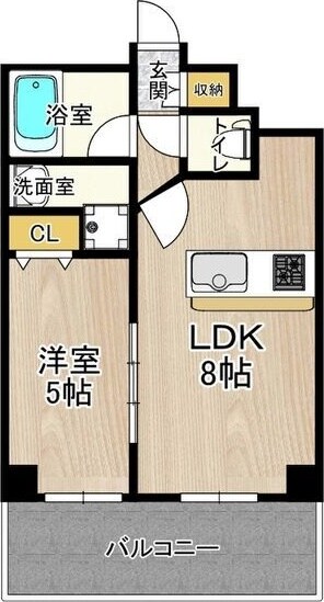 CITY　SPIRE十三東の物件間取画像