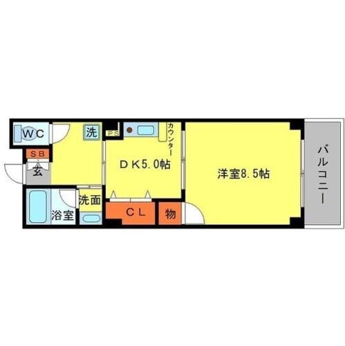 フローラ・ムラタ・ハイツの物件間取画像