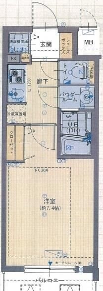 新大阪駅 徒歩5分 8階の物件間取画像