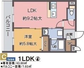 東淀川駅 徒歩2分 4階の物件間取画像