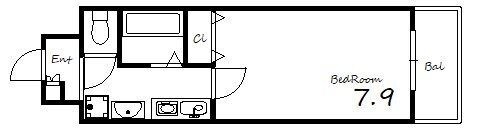 フローラルハイツ服部の物件間取画像