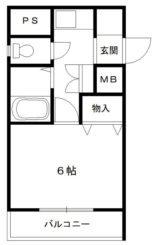 メリット伊丹の物件間取画像