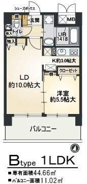 尼崎駅 徒歩7分 9階の物件間取画像