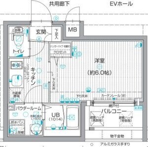 東三国駅 徒歩5分 6階の物件間取画像