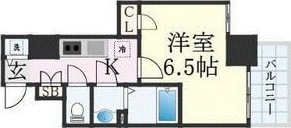 エスリード新大阪ザ・マークの物件間取画像