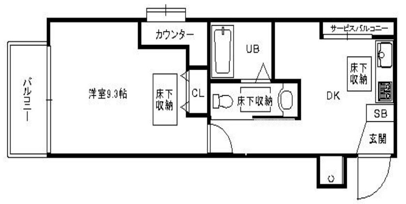 プルメリア新大阪の物件間取画像