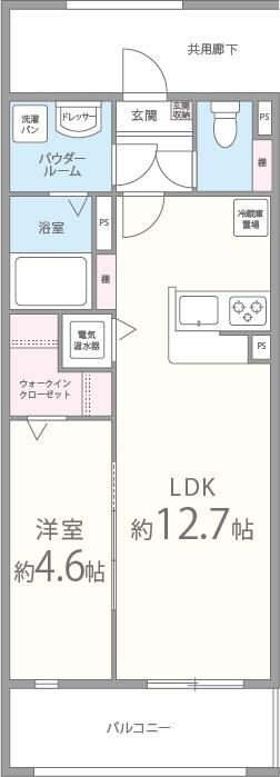 メゾンCoCoの物件間取画像