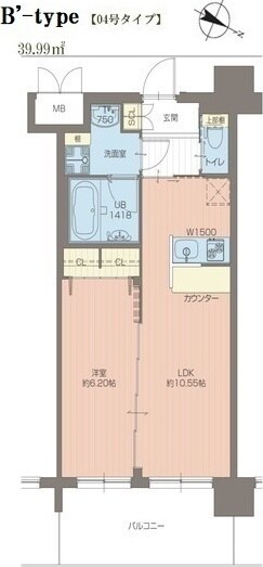 豊中駅 徒歩5分 4階の物件間取画像