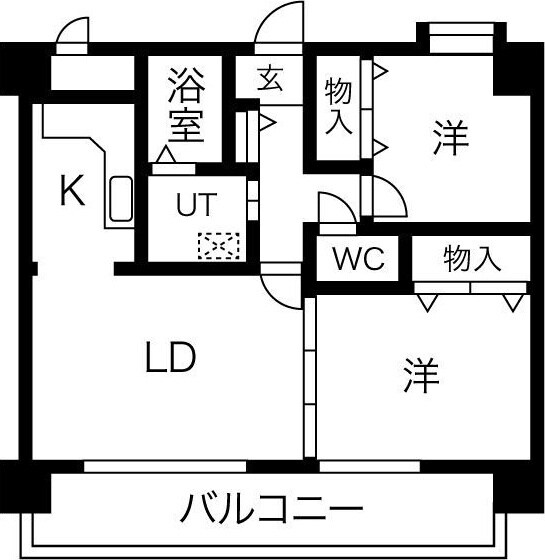 服部天神駅 徒歩3分 6階の物件間取画像