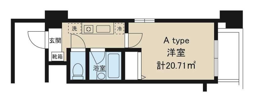 ノルデンハイム東三国IIの物件間取画像