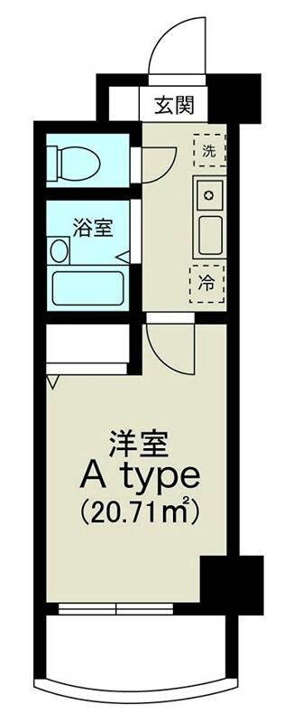 東三国駅 徒歩3分 6階の物件間取画像