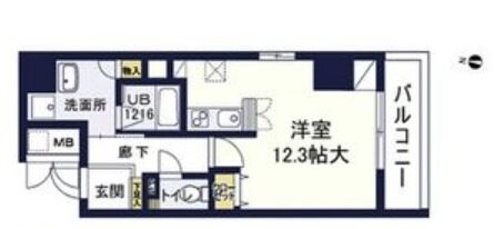 十三駅 徒歩3分 10階の物件間取画像