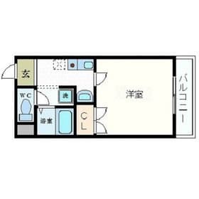 尼崎駅 徒歩6分 5階の物件間取画像