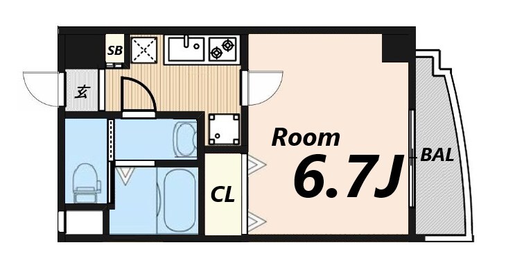 Ｌｕｘｅ尼崎ＷＥＳＴの物件間取画像