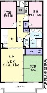 園田駅 徒歩18分 4階の物件間取画像