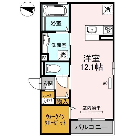 D-room中桜塚の物件間取画像