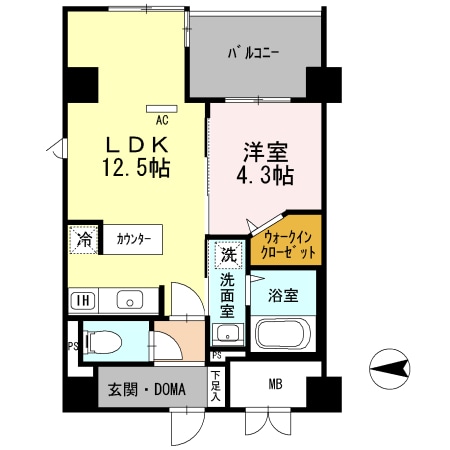 立花駅 徒歩13分 2階の物件間取画像