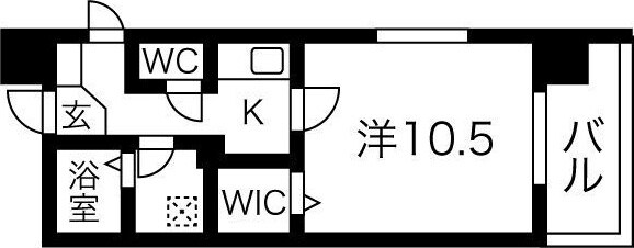 江坂駅 徒歩9分 8階の物件間取画像