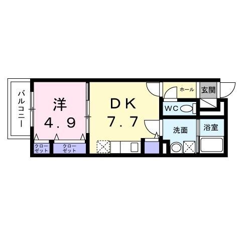 江坂駅 徒歩15分 1階の物件間取画像