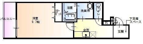 だいどう豊里駅 徒歩4分 1階の物件間取画像