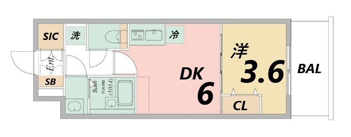ArtizA尼崎立花の物件間取画像