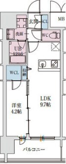 スプランディッドライズ新大阪ノースの物件間取画像