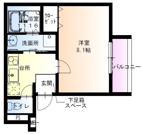 吹田駅 徒歩7分 3階の物件間取画像