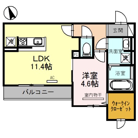 SEJOUR南竹谷の物件間取画像