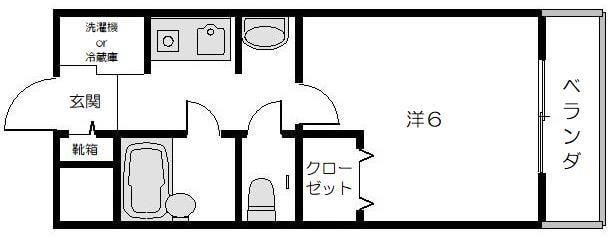 武庫之荘駅 徒歩7分 1階の物件間取画像