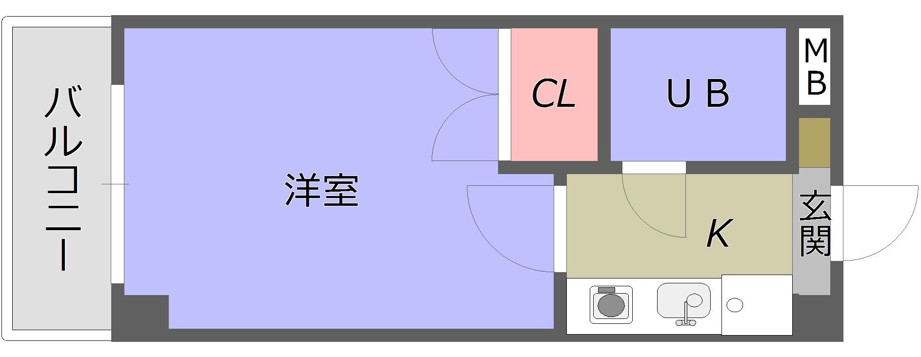 メゾングレースの物件間取画像