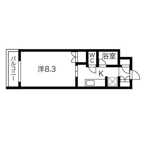 江坂駅 徒歩10分 5階の物件間取画像