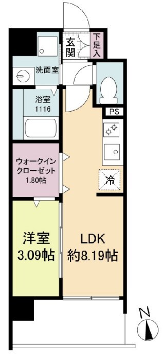 WORVE吹田江坂の物件間取画像