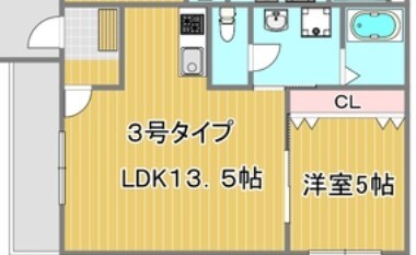 レジデンスコート豊中末広町の物件間取画像