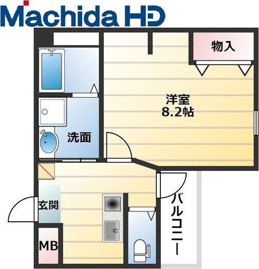 ＪＲ淡路駅 徒歩3分 3階の物件間取画像