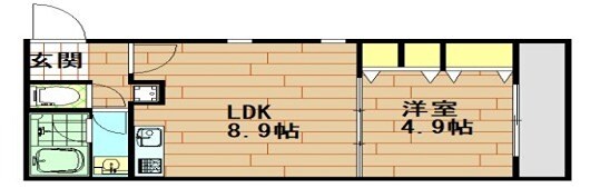 ウェルスクエア豊中北桜塚の物件間取画像