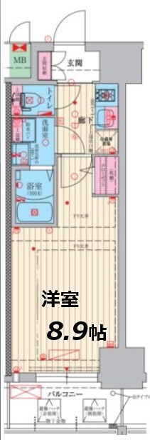ファーストフィオーレ北大阪リアンの物件間取画像