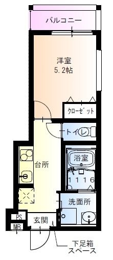 下新庄駅 徒歩5分 1階の物件間取画像