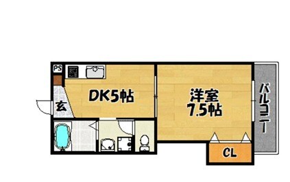 シャトーフェリーチェの物件間取画像