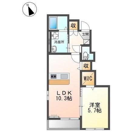 （仮称）豊中市豊南町南　賃貸アパート新築工事の物件間取画像