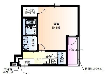 瑞光四丁目駅 徒歩4分 3階の物件間取画像