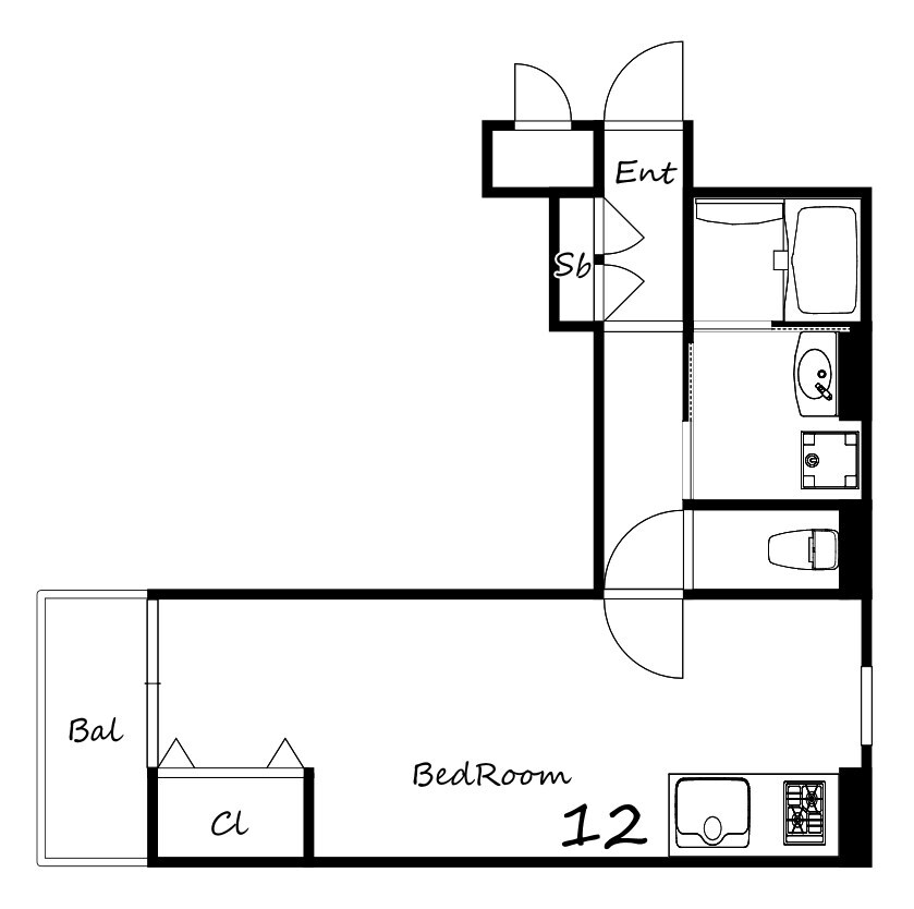PARK　HoKule’a （パーク　ホクレア）の物件間取画像