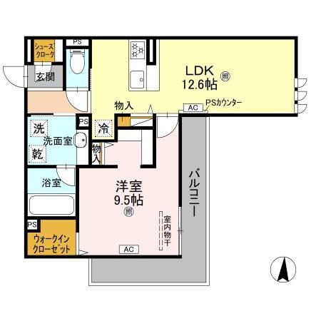 D-residence中桜塚の物件間取画像