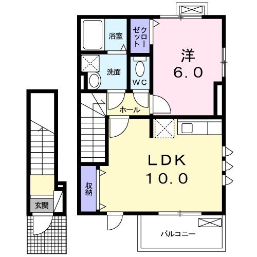 瑞光四丁目駅 徒歩10分 2階の物件間取画像