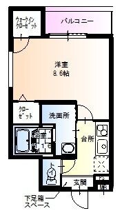 瑞光四丁目駅 徒歩2分 1階の物件間取画像